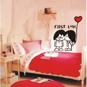    Large  Easy instant decoration wall sticker decor  first love Baby