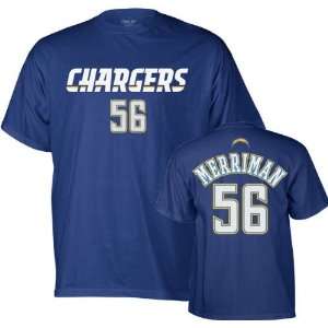 Shawne Merriman Reebok (New) Name and Number San Diego Chargers T 