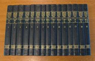   PICTURED ENCYCLOPEDIA 1937 Edition Complete 15 Volume Set  