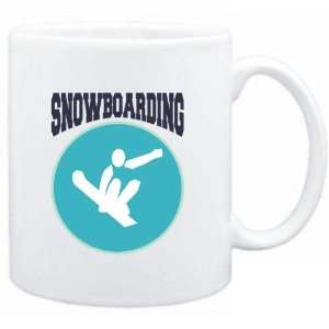  Mug White  Snowboarding PIN   SIGN / USA  Sports: Sports 