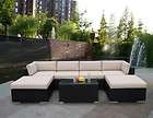 Outdoor Patio Wicker Furniture Deep Seating 7pc Set