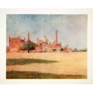   Mughal Emperor Shah Jahan Art   Original Color Print
