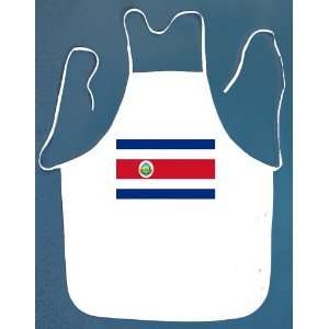  Costa Rica Costa Rican Flag BBQ Barbeque Apron with 2 
