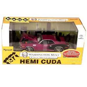   Mint   Plymouth HEMI Cuda (1971, 1:24, Purple): Toys & Games