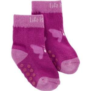  Life is good. Baby Cotton Socks   Butterfly   Hot Fuchsia 