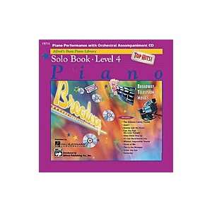  Alfreds Basic Piano Course Top Hits Solo Book CD Musical 