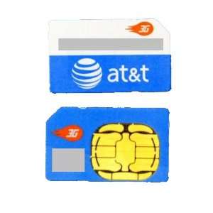  AT&T 3G Sim Card: Cell Phones & Accessories