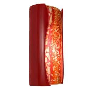   RE120 MR FR Lava Wall Sconce Matador Red and Fire