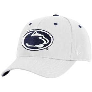   Penn State Nittany Lions White DHS Fitted Hat: Sports & Outdoors