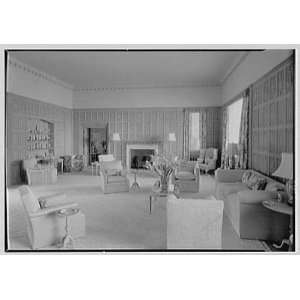   Palm Beach, Florida. Living room, to fireplace 1941
