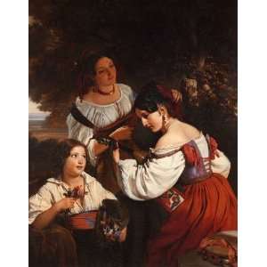  FRAMED oil paintings   Franz Xaver Winterhalter   24 x 30 