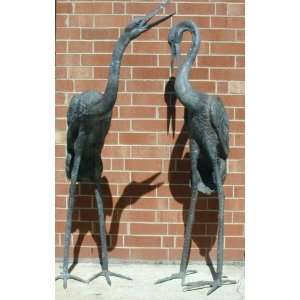    Metropolitan Galleries SRB82042 Crane Bronze: Home & Kitchen