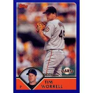  2003 Topps # 553 Tim Worrell San Francisco Giants 