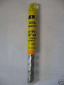 New REX SDS Plus Impact Drill Bit 5/8 x 6 16 x 160mm  