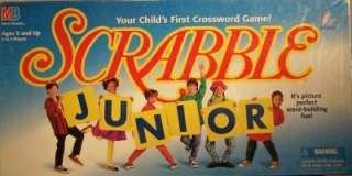 SCRABBLE JUNIOR YOUR CHILDS FIRST CROSSWORD GAME  