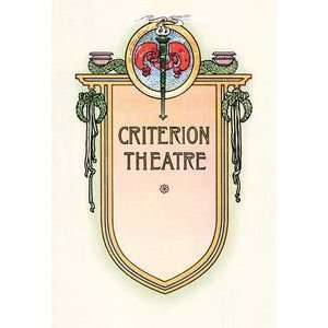 Criterion Theatre   Paper Poster (18.75 x 28.5)  Sports 