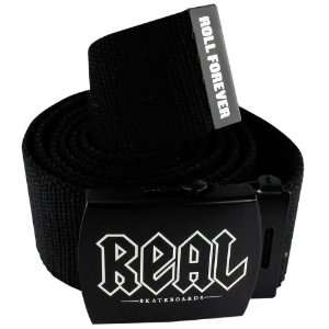 Real Deeds Web Belt Black Skate Belts