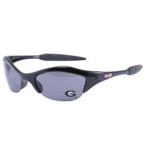    Georgia Bulldogs Black Half Time Sunglasses