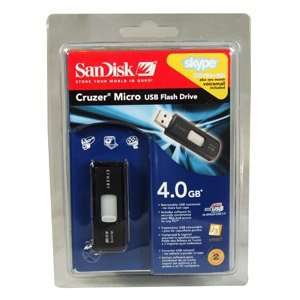  SanDisk Cruzer Micro 4 GB Flash Drive