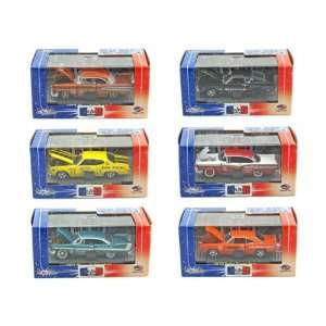   Auto Drags Cars Set of 6 Vehicles 1/64 Release 2 w/cases: Toys & Games