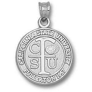 Cal State Fullerton Titans Sterling Silver Seal Pendant  