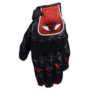  Joe Rocket Yamaha Luv Ladies Motorcycle Gloves Red/Black 