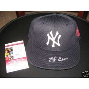 Yogi Berra Yankees,hof Jsa/coa Signed Hat   Autographed MLB Helmets 