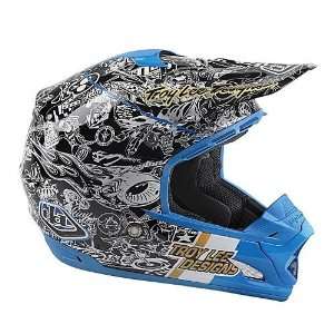  Troy Lee Motocross Helmet SE2 History Blue Automotive