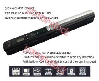 A4 Portable SKYPIX Handheld Document Photo Scanner  
