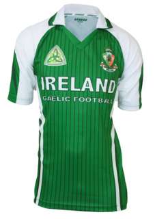 Croker Green and White Ireland Football Shirt Jersey  