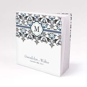  Notepad Favor with Personalized Lavish Monogram Cover 