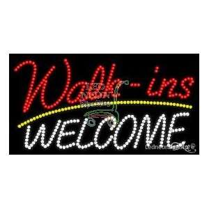  Walk ins Welcome LED Sign: Office Products