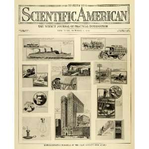  1920 Print Scientific American Weekly Journal Pony Express 