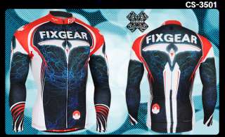 FIXGEAR FG CS1 SB long sleeve custom design cycling jersey bicycle 