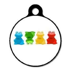   Crazy Frogs Pet ID Tag for Dogs and Cats   Dog Tag Art