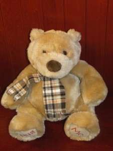 Gund CUDDLY PLUSH BEAR #41280 Stuffed Brown Teddy 16  