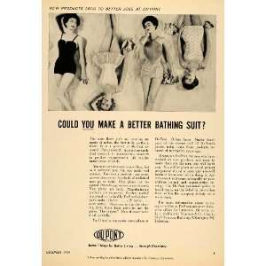   Nemours & Co. Bathing Suit Women   Original Print Ad: Home & Kitchen