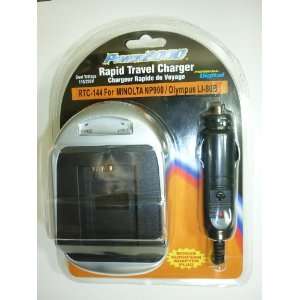 Power 2000 RTC 144 Rapid Travel Charger for Pixium   Minolta NP 900