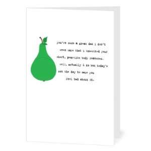  Fathers Day Greeting Cards   Pear Shaped By Uncooked Inc 