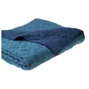  DKNY Soilid Puckered Stitch Quilts, Sky