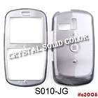For Samsung R350 Freeform Crystal Skin Case Plaid Smoke  
