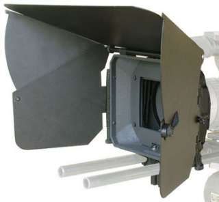 We have available this mattebox with both blue & black color knobs 