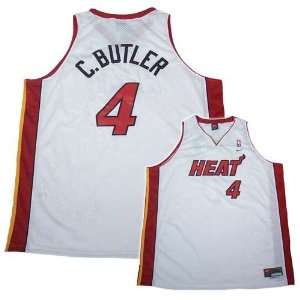 Nike Miami Heat #4 Caron Butler White Swingman Jersey:  