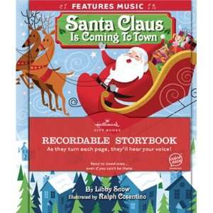 Hallmark Santa Claus is Coming To Town Recordable Storybook with music