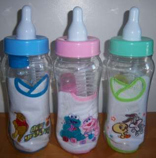 New Bottle Bank Baby Shower Gift, Winniey the Pooh, Looney Tunes 