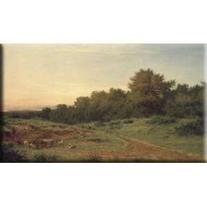  The Sandpit, Burrows Cross 16x9 Streched Canvas Art by 
