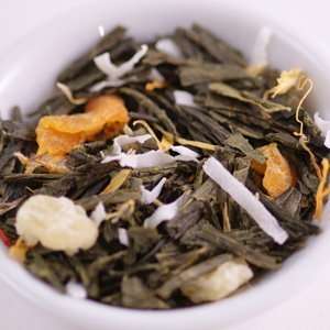 Ovation Teas   Tropical Green Tea teabags:  Grocery 