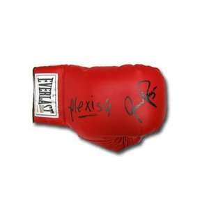  Aaron Pryor & Alexis Aguello Signed Everlast Boxing Glove 