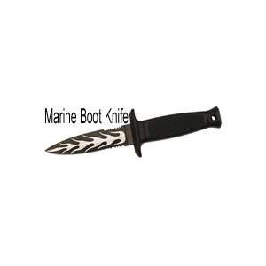  8.5 Marine Corp Combat Boot Knife W/Nylon Case & Clip 