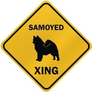  ONLY  SAMOYED XING  CROSSING SIGN DOG: Home Improvement
